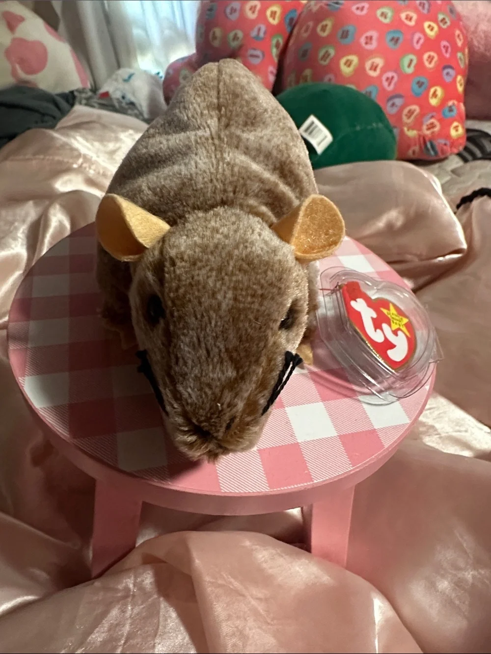 Ty Brown Plush Rat - Brown Plush Collectible